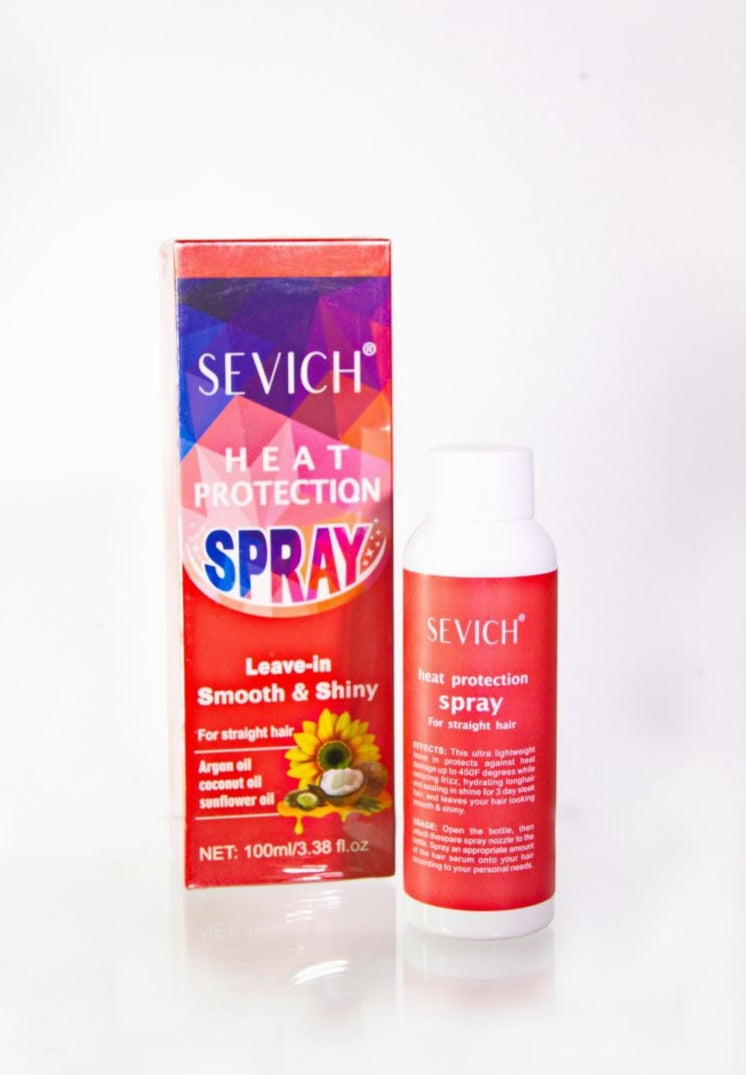 Heat Protection Spray – Smooth & Shiny | Термозахисний спрей для прямого волосся Sevich